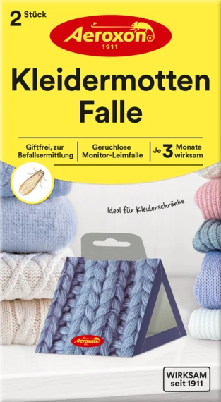 Aeroxon Kleidermotten-Falle, 2-pack