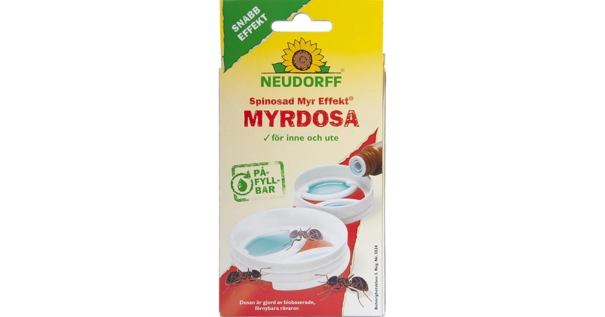 Neudorff Myr Effekt påfyllningsbar myrdosa, registrering 5524