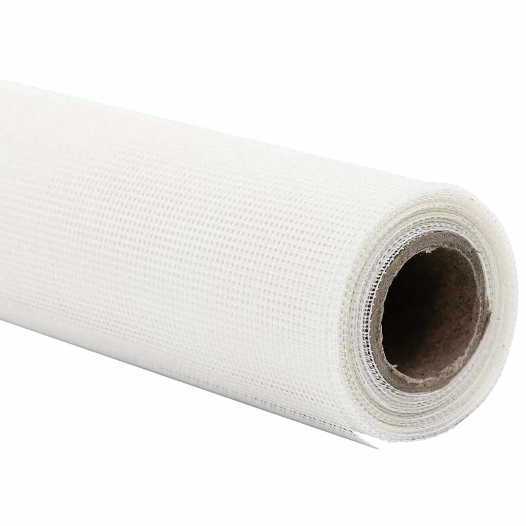 vidaXL Insektsnät, vit glasfiberduk 60 × 500 cm