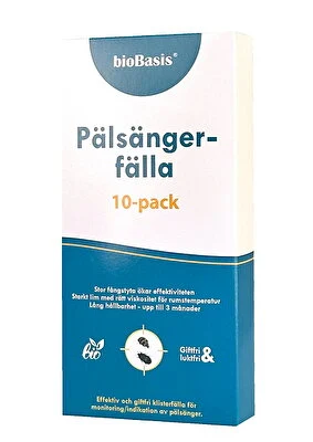 Biobasis pälsängerfälla, 10-pack