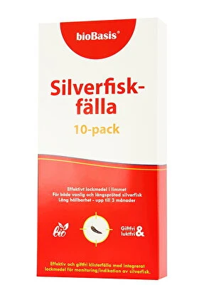 Biobasis silverfiskfälla, 10-pack